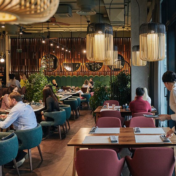 The Great Indian Taste restaurant interior